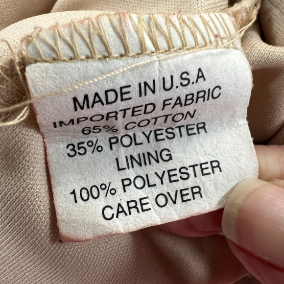 Jessica Max Lace Fringe Y2K Top Sz L Ivory Western Clean Girl Casual Stretch USA - Picture 10 of 12